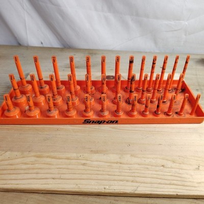 Snap On  Socket Set Shallow, Deep, Semi Deep 6 Point Holder