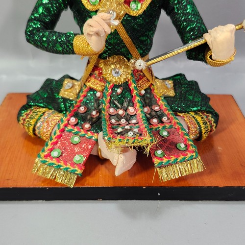 Thai Tosakanth Figur Hindu Yaksha Dämon Krieger Ravana Ramakien Khon Puppe - Bild 10 von 19