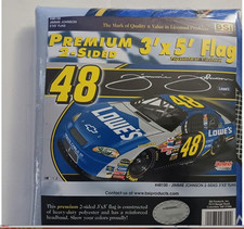 NEW Jimmie Johnson #48 Premium 2 Sided NASCAR 3x5 Flag