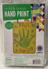 New Mold & Design Child’s Hand Print Project Kit 32626C Horizon Group USA  #38