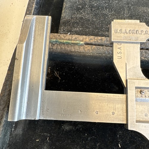 VINTAGE 11 1/2” BROWN AND SHARPE MACHINIST HEIGHT GAGE GAUGE W/ CASE - Bild 6 von 15