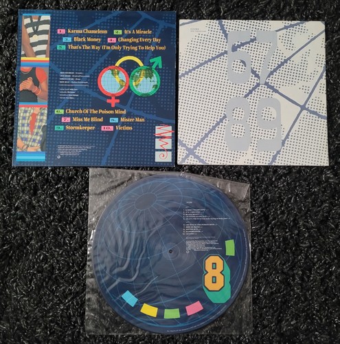 Seltene Picture Disc LP Culture Club Farbe nach Zahlen VP2285 1983 Virgin Insert - Bild 2 von 6