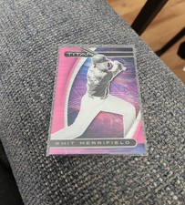 2021 Chronicles Baseball Whit Merrifield #25 Titan Pink Pulsar Prizm Royals 