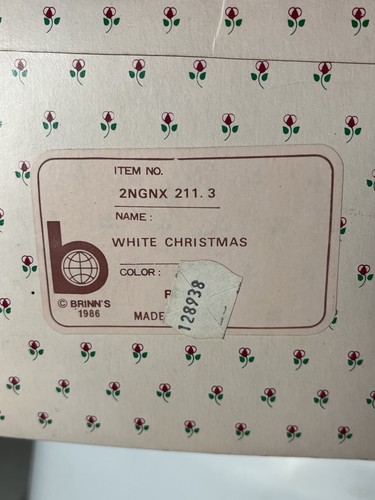 Brinn's 1986 Collectible Musical December Doll White Christmas NOS OVP - Bild 14 von 15