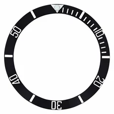 BEZEL INSERT CERAMIC FOR INVICTA PRO DIVER 8926OB 9937 9937OB ENGRAVED # BLACK