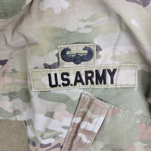 US Army Combat Uniform Jacket Womens 33 Long Camo OCP Multicam Patch Military - Picture 6 of 11