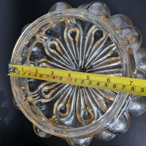 Mcm Vintage Bubble Glass Pearlescent Bathroom Flush Shade Lampshade Only - Picture 4 of 12