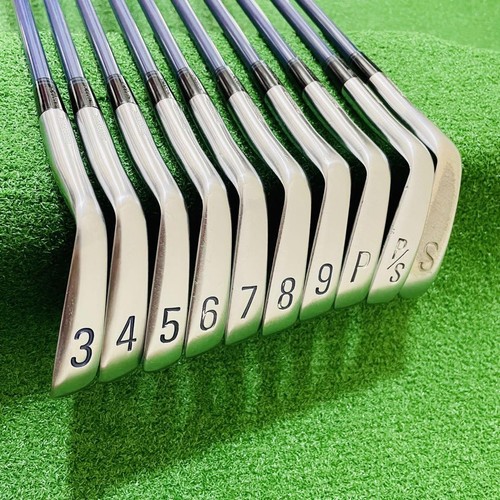 Bridgestone Titanium Muscle Iron Set 10 pcs R flex 39 P PS S used - Picture 6 of 11