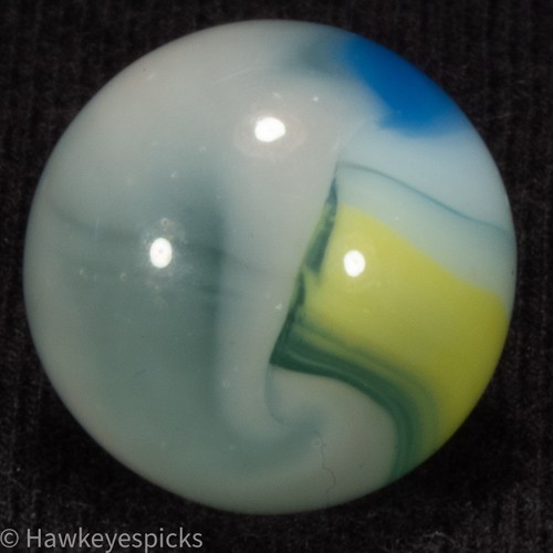 Vitro Agate Tiger Eye Vintage Marble 5/8 Mint- Hawkeyespicks sg - Foto 2 di 6