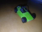 Vtg Hot Wheels 1975 Rock Buster Green Dune Buggy Race Car #10 Hong Kong
