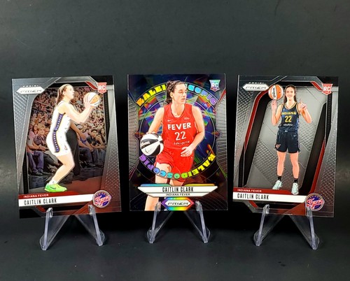 Tarjetas de novato Caitlin Clark 2024 Panini Prizm WNBA base de baloncesto y variación radiocontrol - Imagen 2 de 18