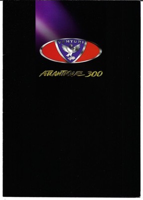 Venturi Atlantique 300 Turbo Mid 1990s French Market Foldout Sales Brochure