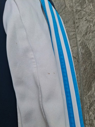 Chaqueta de pista grande Inglaterra Cricket Adidas manga larga azul/blanco - Imagen 4 de 4