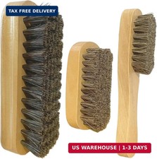 Horsehair Laundry Stain Brush Clothe Brush Shoe Soft Bristle Cleaning Brush