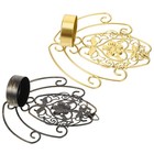 2 Pcs Kerzenleuchter Wandkerzenleuchter Schmiedeeisen -Wandleuchter