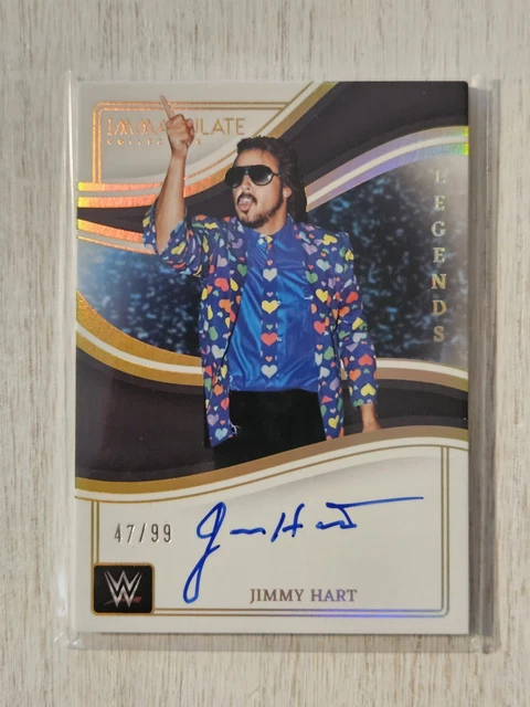 JIMMY HART 2023 WWE PANINI IMMACULATE COLLECTION WWE LEGENDS AUTOGRAPH AUTO /99