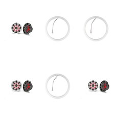 Kicker  3 Pair  45KM84L 8" LED Marine Speakers  47KLSR8 8-Inch LED Spacer ...