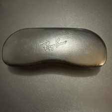 Ray Ban  Case For Eyeglasses Sunglasses Black Leather Like Clamshell Case-361