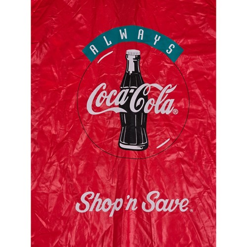 Vintage Coca Cola St Louis Cardinals Pullover Rain Jacket One Size PVC Red Blue - Picture 6 of 6