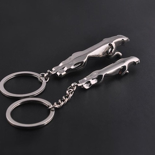 Jaguar Keychain Stainless Steel Design for Luxury Car Keyrings Key Chain Rings - Bild 8 von 25