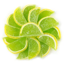 Lemon lime Jelly Fruit Slices - Chewy Fruit Slices - 1,2,3 LB | Christmas Sale!