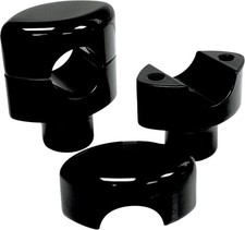 LA Choppers Smooth Riser for 1in. Handlebar 1 1/2in. Tall Black LA-7402-01B