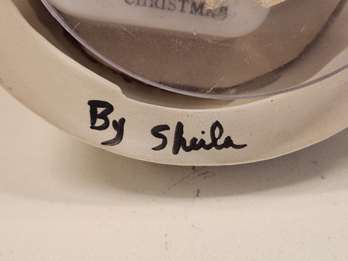 Vintage Eskimo Iglu Angeln Robbe 5" rotierende Spieluhr hergestellt in Alaska von Sheila - Bild 13 von 18