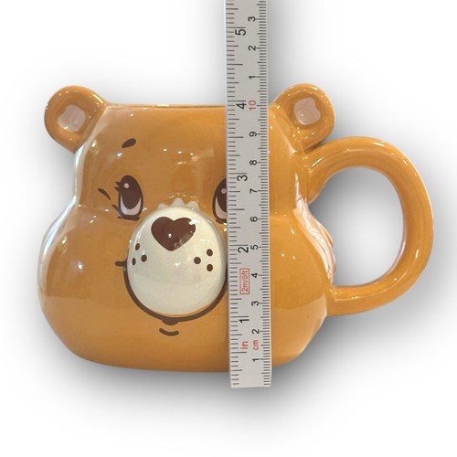 New Care Bear Sculpted Head Mug Silver Buffalo Tenderheart Ceramic Collectible - Picture 8 of 9