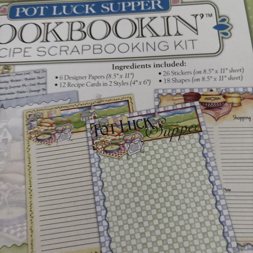 Kochbuch Rezept Scrapbooking Set - Bild 5 von 8