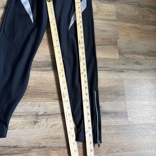 PEARL iZUMi Fleece Lined Fitted Bicycling Legging Pants Black Size Medium - Picture 4 of 7