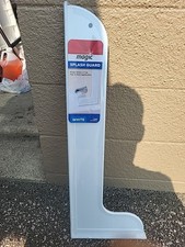 Large Adhesive Plastic Wall Splash Guard For Showers And Tubs 10.5 In. X 28.55