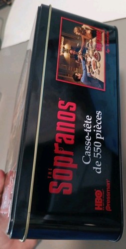The Sopranos 550 Piece Puzzle In Tin #4810 HBO Pressman 2005 COMPLETE! - Picture 7 of 10
