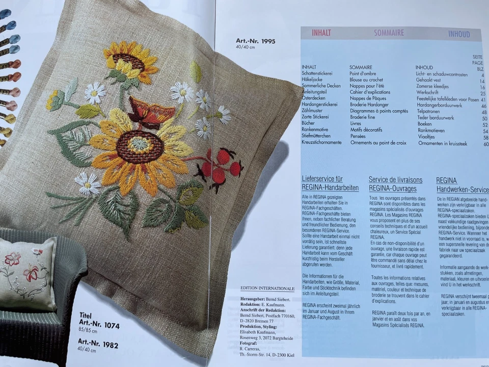 Regina No 16 Knitting Crochet With Instructions Vintage - Image 2 of 4