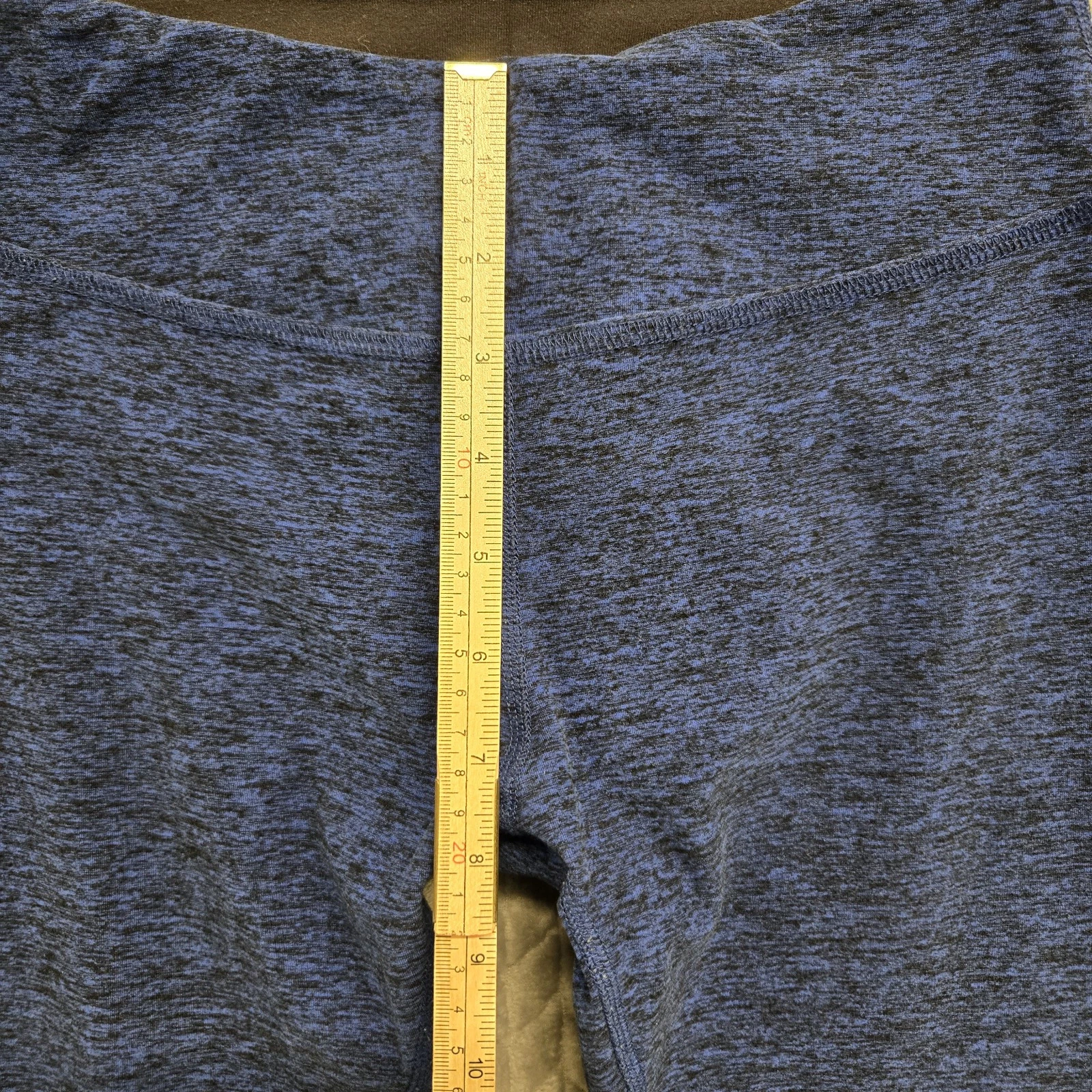 beyond-yoga cropped low rise heather side cut leggings