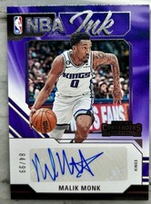 2023-24 Panini Contenders - Nba Ink Malik Monk #NI-MMS /99 (AU)