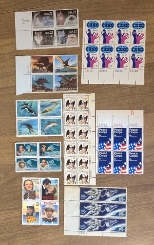 US STAMP SHEETS $125 FV LOT of Stamp Sheets,plate Blocks & Strips NMNHOG Ck Pics - Picture 12 of 15
