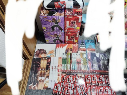 Ichibankuji Baki A Prize Hanma B Yujiro C Rug Mat 64-Piece Set