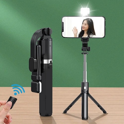 Selfie Stick Tripod with Bluetooth Remote Portable for iPhone / Android Phones - Picture 9 of 14