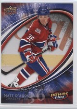 2008-09 Upper Deck Power Play Box Set Matt D'Agostini #345 t3w