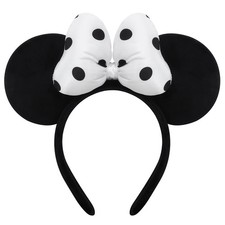 Polka Dot Mouse Ears Headband
