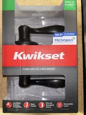 Kwikset Signature Venetian Bronze Tustin Passage Door Lever 720TNL 11P CP