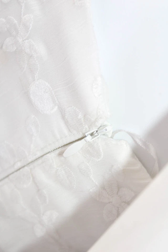 Vestido Keepsake Mujer Bordado Un Hombro Blanco Talla Extra Pequeño Foto 4 de 4