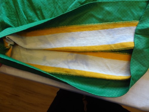 Vintage Bob McCarthy Athletic Wear Blank Hockey Jersey Mesh Small Green Men Flaw - Picture 11 of 13