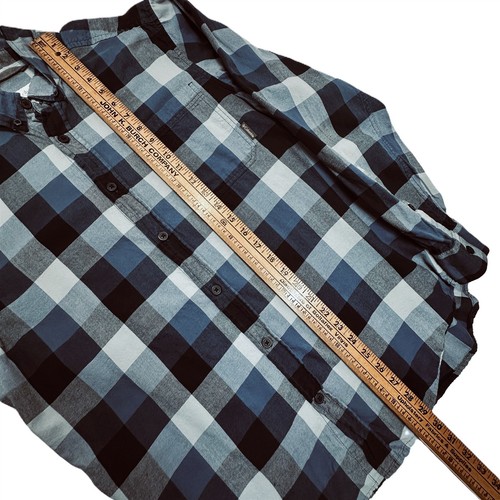 Columbia Sportswear Camicia Uomo Manica Media Lunga Casual con Bottoni a Quadri - Foto 7 di 8
