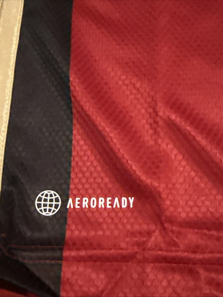 Camiseta de futebol 2023 Adidas masculina Atlanta United FC The 17’s kit casa grande L MLS - Imagem 2 de 4