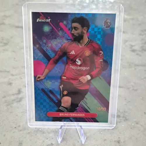 Topps 2025-26 Finest Premier League Bruno Fernandes Man Utd #70 Blue /99