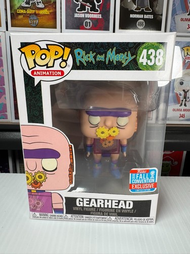 Funko Pop! Gearhead #438 Rick & Morty 2018 Fall Convention Exclusive Vaulted - Picture 1 of 6