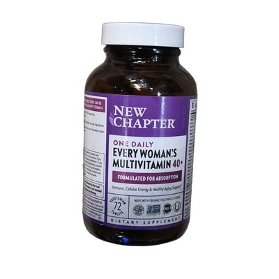 New Chapter Every Woman's Multivitamin 40+ 72 Tablets Vegetarian seeallpictures