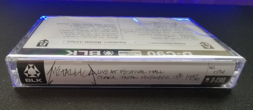METALLICA Live At Festival Hall Osaka Japan 1986 CASSETTE - Picture 3 of 3