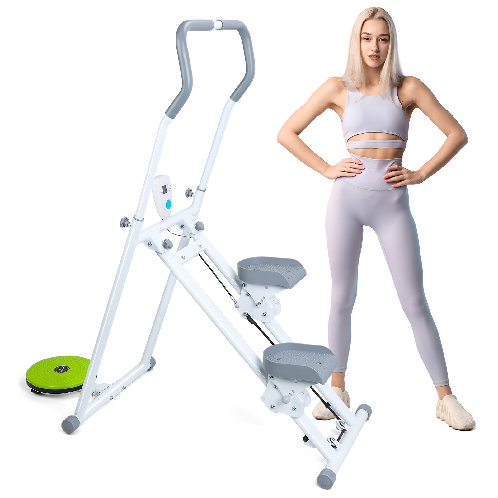 Vertikale Klettermaschine für Full-Body-Workout, Klapptreppe